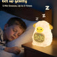 Sheep Alarm Clock for Kids with Night Light, Sleep Training Clock Time to Wake Clock, Rechargeable Silicone Light for Bedroom, Perfect Sleep Companion for Boys Girls