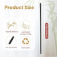 5ft Yoga Stick from Natural Bamboo - Non-Slip Handle Stretching Stick for Mobility,Versatile Exercise Tool with Flexibility,Stretch Bar for All Fitness Levels,Rehabilitation,and Posture