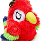 Barkbox Super Chewer Tough Dog Chew Toys for Aggressive Chewers, Plush 2 Toys in 1 (Parrot - Large)