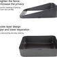 Sfozstra Cats Litter Box Low: Open Sifting Design -Tracking Space Saving - Grey Small Litter Box for Kittens up to 8 lbs