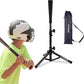 Baseball Softball Tee for Kids Toddles 3-10 Years Batting Hitting Tee T Ball Set Stand for Baseball Trainer Easy Adjustable Height 20.5''-29.5''Portable w/Carry Bag for Indoor Outdoor