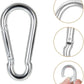 Spring Snap Hooks M5 M6 M8 M10 Carabiner Heavy Duty Carabiner Clips Galvanized Steel Quick Links Caribiniers Hammocks Hooks for Camping Hiking Outdoor Swing Pet Leash Gym