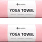 Eunzel 2 Pack Hot Yoga Towel Non Slip Yoga Mat Towel Non-Slip Sweat Absorbent Microfiber Towel for Hot Yoga, Pilates and Workout 72" x 26.5", Pink