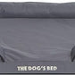 The Dog’s Bed, Orthopedic Standard Foam Waterproof Dog Bed with Standard Support, XL Grey with Black Trim, Waterproof, Supportive Dog Bed with Replaceable Covers, Veterinary Approved