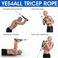 Yes4All Tricep Press Down Cable Machine Attachment Set, LAT Pulldown Attachment, Cable Machine Accessories for Home Gym