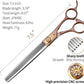 Fenice Peak Professional Thinning Scissors for Dog Cat 7/7.5'' Pet Grooming Scissors 440C Stainless Steel Thinning Shears for Dogs 50/56 Teeth