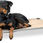 K9 Ballistics Chew Proof Armored Padded Dog Crate Bed, Virtually Indestructible, Legs Included (Sandstone, Medium (35" L x 22" W x 4.5" H))