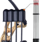 Compound Bow Archery for Youth and Beginner, Right Handed,19”-28” Draw Length,15-29 Lbs Draw Weight, 260 fps