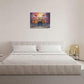 Music Wall Art Graffiti Musical Instruments Canvas Wall Decor Drum Pictures Painting Print Artwork Framed Decorations Gifts for Drummers Music Lover Studio Bar Musician Home Bedroom Living Room 16"x20"