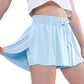 EXARUS Girls Butterfly Shorts Flowy Dance Skirt Cheer Skorts Athletic Tween Clothes Teen Preppy Outfits Flutter Kids