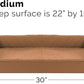 Furhaven Orthopedic Dog Bed for Medium/Small Dogs w/ Removable Bolsters & Washable Cover, For Dogs Up to 35 lbs - Quilted Sofa - Toasted Brown, Medium