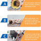Large Caliber Guinea Pig Hideout & Hammock, Corner Hideout Toy for Guinea Pig, Ferret, Hedgehog, Piggy-2 Tunnel Strawberry