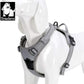 TRUE LOVE Adjustable No-Pull Dog Harness Reflective Pup Vest Harnesses Comfortable Control Brilliant Colors Truelove TLH5651(Gray,XL)