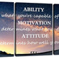 3 Panels Successful Inspirational Posters Quotes Wall Art Ability Modern Motivational Painting Picture Prints on Canvas Artwork Motto for Office Bedroom Decor Living Room Home Decor (16”Hx36”W)