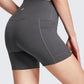 baleaf Women's 8"/ 5"/ 3" Biker Shorts High Waist Yoga Workout Gym Running Volleyball Spandex Shorts with Pockets