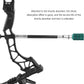 VBESTLIFE Archery Bow Stabilizer Weight Kit, Detachable Aluminum Alloy Counterweight Kit for Recurve Bow and Compound Bow