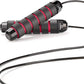 Skipping Rope with Ball Bearings Rapid Speed Adjustable Jump Rope Cable and 6” Memory Foam Handles Ideal for Aerobic Exercise Like Speed Training, Extreme Jumping, Endurance Training and Gym