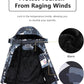 Men's Ski Jacket Warm Winter Snow Coat Waterproof Mountain Windbreaker Snowboarding Jacket Hooded for Hiking Traval