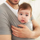 Acrabros Baby Wrap Carrier,Hands Free Baby Carrier Sling,Lightweight,Breathable,Softness,Perfect for Newborn Infants and Babies Shower Gift,Grey