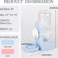 kathson Rabbit Water Bottle, 17oz Hanging Water Fountain Automatic Dispenser No Leak WaterFeeder for Bunny Chinchilla Guinea Pig Hedgehog Ferret, Blue