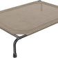 Simple Trending Raised Bed for Large Dog, Waterproof L Pet Cot, Breathable Big Bed Load 300lb, Brown