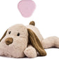 Puppy Heartbeat Toy for Anxiety Relief Dog Behavioral aid Toy for Puppies Sleep Aid Separation Anxiety Soother Cuddle, Brown