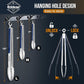 Tongs For Cooking - Heat Resistant 600 Degrees Stainless Steel Kitchen Tong, Heavy Duty Metal Locking Tongs - For Food,Salad, grilling, BBQ 7",9" & 12 inch, set of 3 Dishwasher Safe Blue