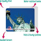 Menique Explore The World Memory Matching Game – 100 Cards (50 Pairs) with Famous Landmarks from 50 Countries – Includes Flag, Country & Place – Educational Geography Game + Informative Booklet