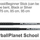 Floorball High School/Adult Stick Set with 12 Sticks, 12 Balls & Bag