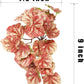 Reptile Plants for Terrarium, Amphibian Habitat Decor Artificial Hanging Plants with Suction Cup - Fake Heuchera Micrantha Pink