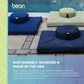 Bean Products Zafu Meditation Pillows for Sitting on Floor, Yoga Cushion, Cotton/Buckwheat Fill Yoga Pillow, Zafu Meditation Cushion, Zen Kneeling Prayer Pad- Made in USA - 14"x18" Oval - Orchid