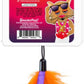 Meowijuana Whack 'n' Roll Compressed Catnip Ball with Cage | Purple Passion | Interactive Cat Toy with Feather | Potent Hand Harvested Catnip Grown in North America