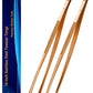 JETKONG 2 Pcs 16-Inch Extra-Large Kitchen Tweezers and Tongs - Giant Stainless Steel Food Tweezers - Rose Gold
