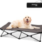 KingCamp Elevated Dog Bed for XL Dogs, Outdoor Raised Cooling Pet Cot Bed with Washable Breathable Mesh & No-Slip Feet Perfect for Camping, Backyard, Indoor Use (X-Large, Black)