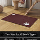 Pet Feeding Mat-Absorbent Dog Mat for Food and Water Bowl-No Stains Quick Dry Water Dispenser Mat-Dog Accessories Pet Supplies-Bowl for Messy Drinkers（RED,23"x34"
