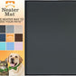Neater Pet Brands Neater Mat Pet Mats for Food and Water, Cat & Dog Bowl Mat Waterproof Silicone, Feeding Tray, Dog Food Mats for Floors, Placemat w/Raised Edge for Under Bowls, 19” x 12”, Black