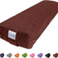 Sol Living Yoga Bolster Pillow Rectangular Meditation Cushion Cotton Meditation Accessories for Restorative Yoga Meditation Pillow Yoga Pillow Firm Body Pillow Bolster Pillow for Legs Removable Cover