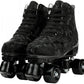 Roller Skates for Women and Men Cowhide High-Top Shoes Classic Double-Row Roller Skate Four-Wheel Roller Skates for Men Girls Unisex Christmas