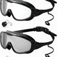Rantizon Swim Goggles 2 Pack, Wide View Anti Fog&UV Swimming Goggles for Audlt, No Leaking Swim Glasses for Men Women Kids