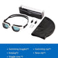 Swim Goggles, Goggles Adult with Swimming Cap, Nose Clip & Ear Plugs, UV Protection Anti-Fog Lens and Case for Adult