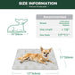 FXW Washable Pee Pads for Dogs, Puppy Pads with Super Absorbent, Specifically Designed for 18inch Cages, 17" × 11" Rectangle, Khaki, 4 Packs