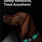 TagME Airtag Dog Collar,Waterproof Reflective Pet Collar with Airtag Holder,Soft Padded and Double D-Rings for Large Dogs,Turquoise