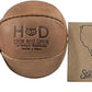 Hide & Drink, Stress Ball, Relieve Fidgeting and Anxiety, Exercise Hand, Squishy Tension Accessory, Great for The Office, Classic Style, Full Grain Leather, Handmade, Single Malt Mahogany
