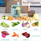 Ourokhome Vegetable Spiralizer Zucchini Noodles Maker – 4 Built-in Spiral Slicer Blade for Veggie Spaghetti Paste