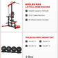 LS01 LAT Pulldown Machine, LAT Row Cable Machine with AB Crunch, LAT Tower with Cable Row Attachments, 3 in 1 Pulley Stations for Home Gym