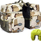 ZTZ Bike Bags for Bicycles Rear Rack, Waterproof Rear Bike Rack Bag with Rain Cover and Reflective Trim