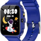 Smart Watch for Kids, 1.85" Fitness Tracker Pedometer Watch, Health, Sleep Monitor, Puzzle Games, Alarm Clock, Camera, Music Player, Torch, Activity, Gift Toys for 4 - 13 Years Old Boys and Girls