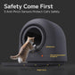 L1 Self-Cleaning Litter Box Automatic Electronic Hands-Free Smart Robot self Cleaning Litter Box - Safe Anti-Pinch,with Deodorizer and Liner and Litter Mat for Multiple Cats