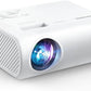 Mini Projector, CLOKOWE 2024 Upgraded Portable Projector with 9000 Lux and Full HD 1080P, Movie Projector Compatible with iOS/Android Phone/Tablet/Laptop/PC/TV Stick/Box/USB Drive/Game Console