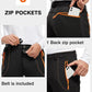 TBMPOY Men's Snow Ski Hiking Pants Waterproof Winter Fleece Lined Pants Camping Skiing Ice Fishing Pants with Belt